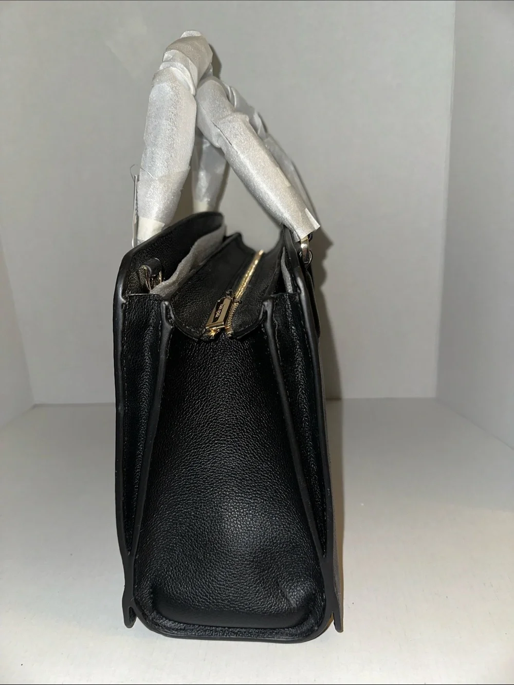 kate spade Black Leather Top-Handle Satchel